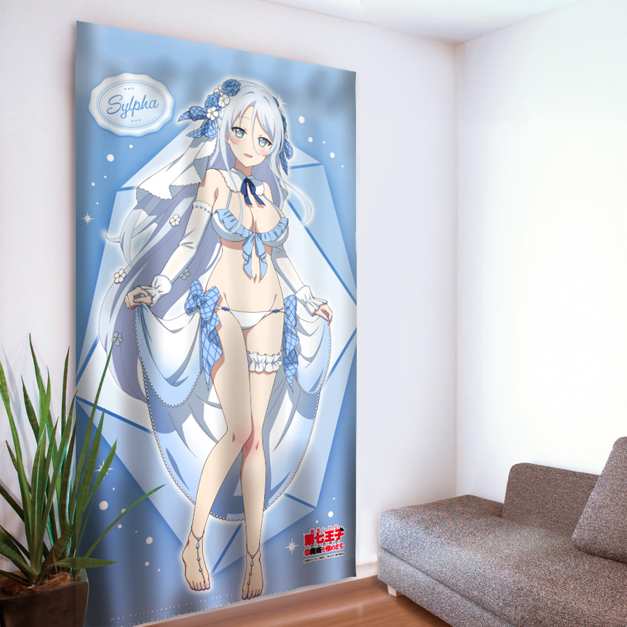 描き下ろしカーテン(ウエディング水着)